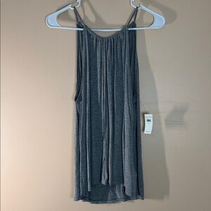 GAP Charcoal Grey High-Neck Sleeveless Tank